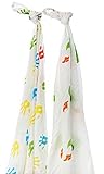Wegreeco Organic Cotton Muslin Swaddle Blanket - Muslin Receiving Blanket-2 PACK [並行輸入品]
