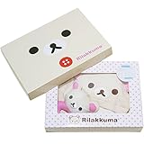 【本体綿100％】2015年 秋冬物 リラックマ・コリラックマ ベビー用ギフトボックス 新生児2WAY ドレスオール コリラックマ-アイボリー◇50-70cm