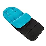 Interlink 2WAYフットマフ ベビー寝袋 純正品 赤ちゃんの寝袋 ファスナー (シートライナーとしても使用可) (ブルー)