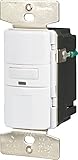 Eaton OS310U-W-K Motion-Activated Occupancy Sensor Wall Switch, White [並行輸入品]