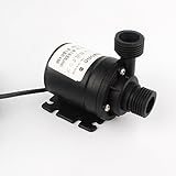 Newone 18W ブラシレス静音タイプ DC12V 小型ポンプ 8L/分 揚程 4.8M 省電力 低発熱 水陸両用