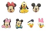 Mickey Mouse and Friends Shoe Charms 7 Pcs Set #1 [並行輸入品]