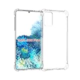『全面保護 』Galaxy S20 Plus 5G 用のケース SC-52A /SCG02 用の保護カバー 薄型 TPU材質 『四隅がエアクッション構造』 耐衝撃 Galaxy S20+ 5g 用のケース スマホケース 黄変防止/滑り止め/擦り傷防止/柔軟/光沢感/軽·薄/透明
