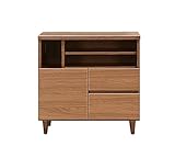 大川家具 福山工芸 チェスト パティオB 70cm幅 ブラウン 160789