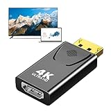 USB - HD アダプター – HD - DP アダプター | DP - HD ケーブル | 4K60Hz ディスプレイポートから HD ケーブルへ のために 映像出力 複数デバイス接続 ゲームとプロフェッショナル映像編集の最適化