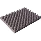 トラスコ中山:TRUSCO 波状加工ウレタンスポンジシート ハード 20mm 1mX1m 黒 TKWH-2010BK 型式:TKWH-2010BK