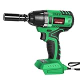 Mrupoo 充電式 インパクトレンチ HY-S480 マキタ 18v バッテリー専用 コードレスインパクトレンチ 400N・m 無負荷回転