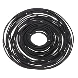uxcell 50個 レコーダーラバーベルト 折りたたみ長さ40-135mm カセットレコーダーベルトマシン修理用フラットカセットテープマシンラバーベルト DVD CD LD VCR リピータードライブ用 幅1mm