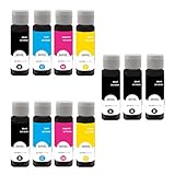 キャノン用詰め替えインク BC-310/311 BC-340/341 BC-345/346 BC-360/361 BC-365/BC-366共通用 (2BK/2C/2M/2Y) 8色セット＋3本 ブラック (合計11本) 各30ml 【詰め替えインク/個包装/器具付（インク充填用注射器/注射器用ノズル/作業用手袋/ドリル/注入口シール）】