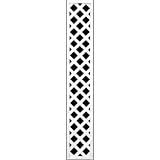 ホワイト格子ラティスフェンス 1800×300mm(木製) 目隠しフェンス DIY 園芸 ガーデニング 旭興進株式会社 JJ PROHOME