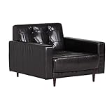 arne ソファー 1人掛け 1.5人掛け 肘かけ ソファ 北欧 Bacchus W 1.5P 合皮 合皮ダークブラウン