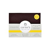 1 X Carter's Solid Knit Bassinet Sheet - Chocolate Brown by Triboro Quilt Mfg