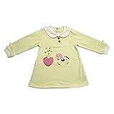 【SiShuNon/シシュノン】ユニコーンAライン衿付ワンピース ベビー キッズ ユニコーン Aライン 衿付 ワンピース 95 6 イエロー