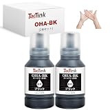 OHA-BK ブラック 140ml 大容量 エプソン用 EPSON EP-M476T インク オハジキ 互換 OHA インクボトル Black 高発色 国際認証品質
