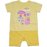 【本体綿100％】2017年 夏物 アンパンマンガール 天竺 バルーン柄 カバーオール Anpanman Girl クリーム◇70cm