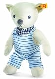 Steiff Knuffi Teddy Bear (White/Blue) by Steiff