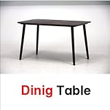 4人掛けダイニングテーブル ブラウン シンプルなデザイン 幅120