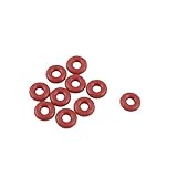 uxcell　オイルシールガスケットワッシャ　ゴムO形リング　8mm x 3mm x 2.5mm　レッド