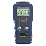 ソーラーパワーメーター ライトメーター データホールド ピークホールド ガラス光強度 ソーラー放射テスター用 SM206