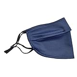 [FURAHA] 息苦しくないUVマスク ふらは ホワイトビューティー(無地ネイビー)