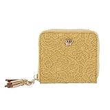 [ルヴァン] [サロン ド プリンス ムンロ 二つ折り財布 レディース RBB-578 SALON de PRINCE Munro 開運財布 レース ラウンドミニウォレット 札入れ 小銭入れ ムンロ王子 オリジナルタロットカード付き イエロー