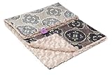 Magnolia Line Minky Baby Blanket Plush Grey by Magnolia Line