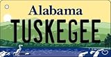 Smart Blonde KC-9994 Tuskegee Alabama Background Metal Novelty44; Key Chain