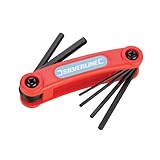 Silverline 50910 Hex Key Metric Tool, 1.5-6mm - 7 Pieces