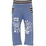2016年 秋冬 アンパンマン バイキンマン ボーダーポケット あったかパンツ 裏シャギーニットデニム ANPANMAN サックス◇90cm