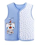 【SEBLES】 ベビー 赤ちゃん キュート コットン ベスト パジャマ 寝巻 全16種 サイズ 70cm 80cm 90cm 100cm クロスセット (Ｊタイプ,90)