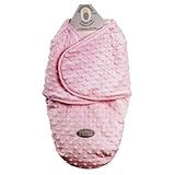 Baby Plush Dot Swaddle Bag For 0-3 Months By Blankets And Beyond Pink by Blankets and Beyond [並行輸入品]