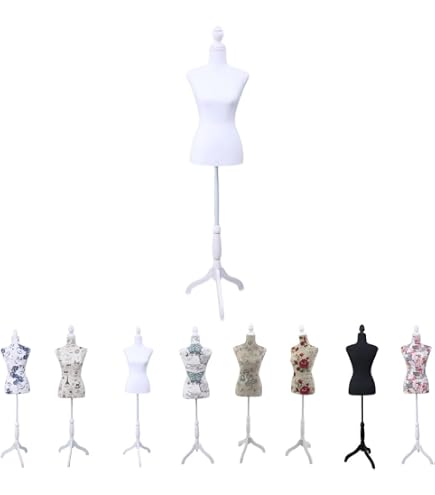 Amazon.co.jp: QVONTON トルソー 11号 女性 洋裁用 ブラック