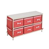 アビライト ファブリックチェスト ヨコ型 レッドドット SC-90 RED