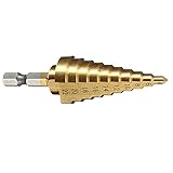 Refaxi HSS 4241ヘックスチタンスパイラルステップコーンパワードリルビットホールカッターツールホット