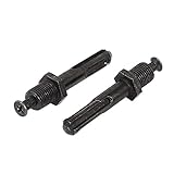 uxcell ドリルチャックアダプタ 電気ドリル SDSプラスシャンク ブラック 64mm全長 2個入り