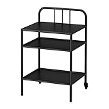 ＩＫＥＡ/イケア　FYRESDAL：ベッドサイドテーブル　ブラック （803.203.52）