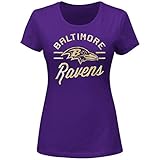 NFL Baltimore RavensレディースRavens uz7 Tシャツ、ダークパープル、ミディアム