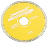 Silverline Tile Cutting Diamond Blade 110 x 22.23mm Continuous Rim