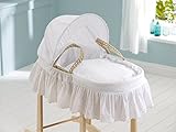 Clair de Lune Broderie Anglaise Palm Moses Basket
