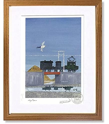 Amazon.co.jp: 絵画 谷内六郎・紙ふうせん 版画 インテリア