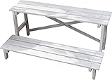 2wayフラワースタンド2段　ホワイト　JSFS2-800WH（SST）