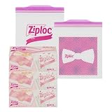 Ziploc ジップロック デザインバッグ リボン M40枚入×3個セット
