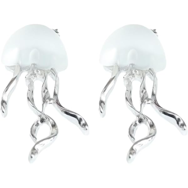 【SZ】クラゲピアス Amazon | Merucy 両耳 クラゲ ピアス レディース アクセサリー