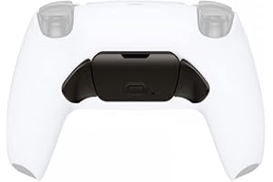 eXtremeRate ps5コントローラー対応するRISEリマップキット用金属背面ボタンキット、メタルボタンバージョンK1K2ボタンハウジング＆リマップPCBボード -RISE背面シェルとフレックスケーブルは含まれていません【ブラック】