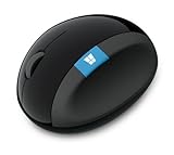 Microsoft [ergonomics] wireless mouse high-definition reading sensor Sculpt Ergonomic Mouse (blue tr