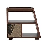 天然木デザインシェルフ 大川家具製 収納フリーシェルフ デザイン家具ココアシリーズ 幅50㎝ 木製オープンラック ウッドシェルフ棚 完成品 おしゃれ ウォールナット (幅50 シェルフ)