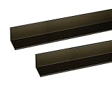 安田 アルミアングル 2m 2.0x30x30mm ブロンズ 2本組