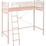 ロフトベッド シングル 寝具 ピンク