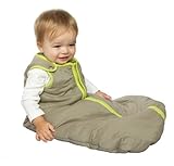 Baby Deedee Sleep Nest Baby Sleeping Bag, Khaki/Lime Green, Medium (6-18 Months) by Baby Deedee [並行輸