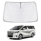 新型 アルファード ヴェルファイア 30系 前期 後期 サンシェード ALPHARD VELLFIRE 3代目 車種専用 フロントガラス用 サンシェード カーシェード シェードカーテン UVカット 日よけ 遮光 断熱 マルチサンシェード 紫外線カット 高密度生地 日差し 折り畳み式 車中泊 プライバシー保護 アクセサリー カスタム パーツ
